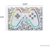 image:imageOpen Road Brands PlayStation Controller Gallery Wrapped Canvas Wall Decor  Classic PlayStation Wall Art for Game Room or Man CaveGray