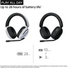 image:imageSony INZONE H5 Wireless OverEar Gaming Headset PS5 Headphones White  Plug amp Play Personalized 360 Spatial Sound For PCPS5Console 28 Hr Battery 24Ghz Wireless and 35mm Audio JackBlack