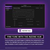 image:imageSony INZONE KBDH75 75 Wired Rapid Trigger 8KHz Polling Gaming Keyboard  HallEffect Switches CNC Aluminum Frame Adjustable Actuation Points Customizable RGB Lighting Volume Dial