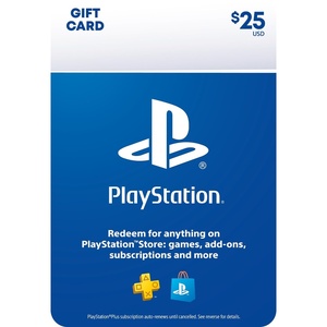image:imagePlayStation Store Physical Gift Card  25
