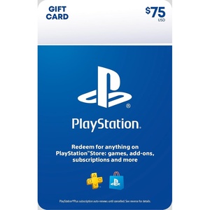 image:imagePlayStation Store Physical Gift Card  75