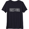 image:imageDays Gone Iconic Distressed Big Chest Logo Premium Triblend TShirtNavy Blue