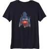 image:imageDays Gone Remastered Ready To Fight Big Chest Poster Premium Triblend TShirtNavy Blue