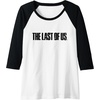 image:imageThe Last of Us Iconic Distressed Big Chest Logo Raglan Baseball TeeBlackWhite