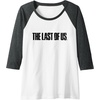 image:imageThe Last of Us Iconic Distressed Big Chest Logo Raglan Baseball TeeDark Heather GreyWhite