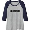 image:imageThe Last of Us Iconic Distressed Big Chest Logo Raglan Baseball TeeNavy BlueAthletic Heather