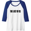 image:imageThe Last of Us Iconic Distressed Big Chest Logo Raglan Baseball TeeRoyal BlueWhite