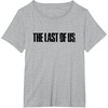 image:imageThe Last of Us Iconic Distressed Big Chest Logo TShirtHeather Grey