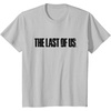 image:imageThe Last of Us Iconic Distressed Big Chest Logo TShirtSilver Grey