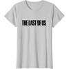 image:imageThe Last of Us Iconic Distressed Big Chest Logo TShirtSilver Grey