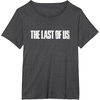 image:imageThe Last of Us Iconic Distressed Big Chest Logo V2 TShirtDark Heather Grey