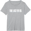 image:imageThe Last of Us Iconic Distressed Big Chest Logo V2 TShirtHeather Grey