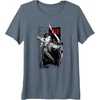 image:imageThe Last of Us Part II Ellie Ready For Fight Chest Poster Premium Triblend TShirtSlate Grey