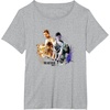 image:imageThe Last of Us Part II Iconic Abby Ellie Watercolor Floral TShirtHeather Grey