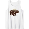 image:imageDays Gone BearShaped Forest Landscape Vintage Logo Tank TopWhite