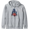 image:imageDays Gone Remastered Ready To Fight Big Chest Poster Zip HoodieHeather Grey