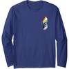 image:imagePlayStation Pride LGBTQIA Collection Vertical Pocket Logo Long Sleeve TShirtNavy Blue