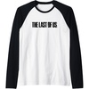 image:imageThe Last of Us Iconic Distressed Big Chest Logo Raglan Baseball TeeBlackWhite
