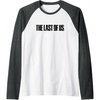 image:imageThe Last of Us Iconic Distressed Big Chest Logo Raglan Baseball TeeDark Heather GreyWhite