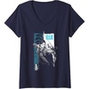 image:imageWomens The Last of Us Part II Ellie Ready For Fight Big Poster V2 VNeck TShirtNavy Blue