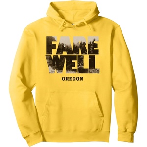 image:imageDays Gone Farewell Oregon Landscape Big Chest Logo Pullover HoodieLemon Yellow