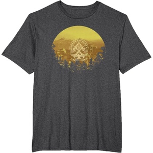 image:imageDays Gone Honor and Glory Landscape Vintage Chest Poster TShirtDark Heather Grey
