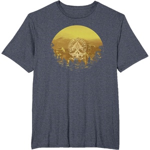 image:imageDays Gone Honor and Glory Landscape Vintage Chest Poster TShirtHeather Blue