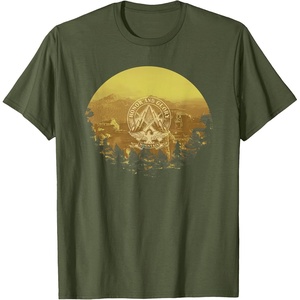 image:imageDays Gone Honor and Glory Landscape Vintage Chest Poster TShirtOlive Green