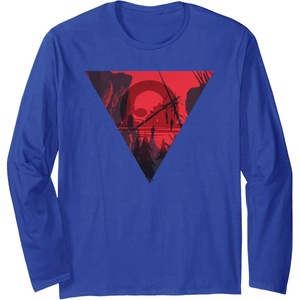 image:imageDays Gone Red Dead Scene Big Chest Poster Long Sleeve TShirtRoyal Blue