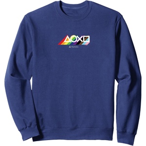 image:imagePlayStation Pride LGBTQIA Collection Horizontal Chest Logo SweatshirtNavy Blue