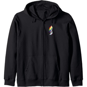image:imagePlayStation Pride LGBTQIA Collection Vertical Pocket Logo Zip HoodieBlack