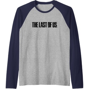 image:imageThe Last of Us Iconic Distressed Big Chest Logo Raglan Baseball TeeNavy BlueAthletic Heather