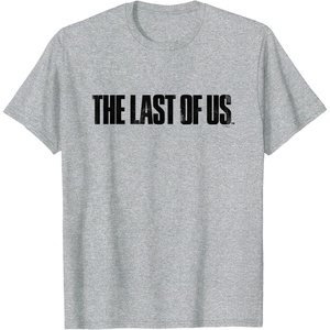 image:imageThe Last of Us Iconic Distressed Big Chest Logo TShirtHeather Grey