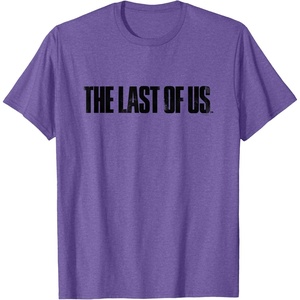 image:imageThe Last of Us Iconic Distressed Big Chest Logo TShirtPurple Heather