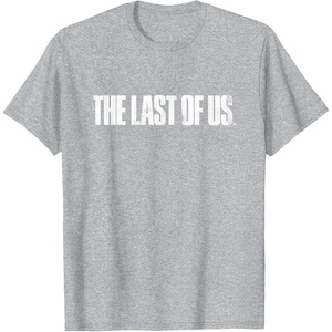 image:imageThe Last of Us Iconic Distressed Big Chest Logo V2 TShirtHeather Grey