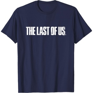 image:imageThe Last of Us Iconic Distressed Big Chest Logo V2 TShirtNavy Blue