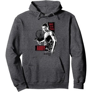 image:imageThe Last of Us Part II Abby Bare Your Fangs Big Chest Poster Pullover HoodieDark Heather Grey