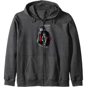 image:imageThe Last of Us Part II Abby Ellie Im The One That You Want Zip HoodieDark Heather Grey