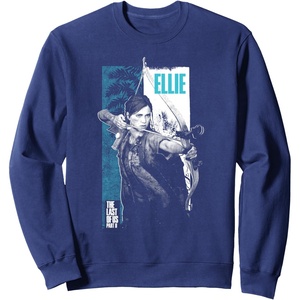 image:imageThe Last of Us Part II Ellie Ready For Fight Big Poster V2 SweatshirtNavy Blue
