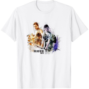 image:imageThe Last of Us Part II Iconic Abby Ellie Watercolor Floral TShirtWhite
