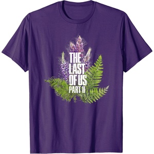 image:imageThe Last of Us Part II Watercolor Lavender Big Chest Logo TShirtPurple