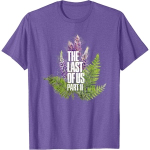 image:imageThe Last of Us Part II Watercolor Lavender Big Chest Logo TShirtPurple Heather