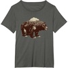 image:imageDays Gone BearShaped Forest Landscape Vintage Logo TShirtAsphalt Grey