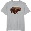 image:imageDays Gone BearShaped Forest Landscape Vintage Logo TShirtHeather Grey