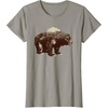 image:imageDays Gone BearShaped Forest Landscape Vintage Logo TShirtSlate Grey