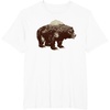 image:imageDays Gone BearShaped Forest Landscape Vintage Logo TShirtWhite