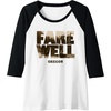 image:imageDays Gone Farewell Oregon Landscape Big Chest Logo Raglan Baseball TeeBlackWhite