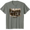 image:imageDays Gone Farewell Oregon Landscape Big Chest Logo TShirtOlive Heather