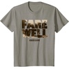 image:imageDays Gone Farewell Oregon Landscape Big Chest Logo TShirtSlate Grey