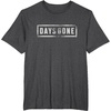 image:imageDays Gone Iconic Distressed Big Chest Logo TShirtDark Heather Grey
